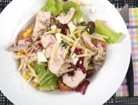 Trofie pastasallad med kyckling och fetaost